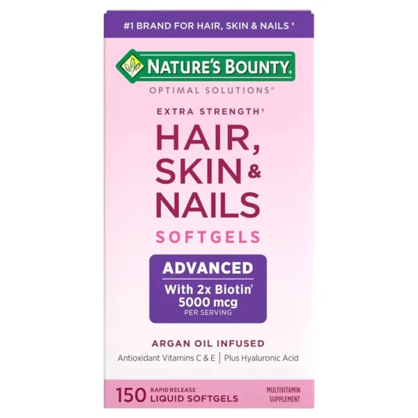 Nature's Bounty Hair, Skin, and Nails Softgels - Enhance Your Natural Beauty