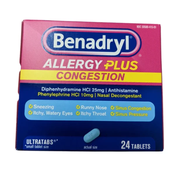 Benadryl Allergy Plus Congestion