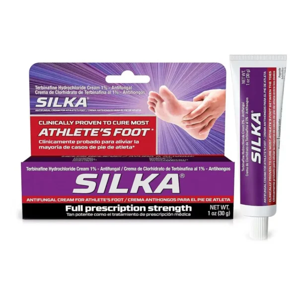 Silka Athlete’s Foot Cream - Fast-Acting Antifungal Treatment