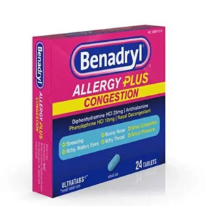 Benadryl Allergy Plus Congestion - Dual Relief for Allergy and Congestion