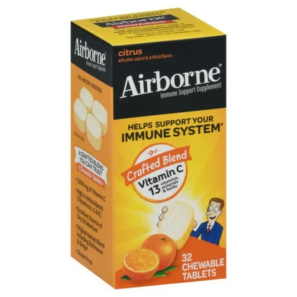 Airborne Chewable Tablets - Immune Support on the Go