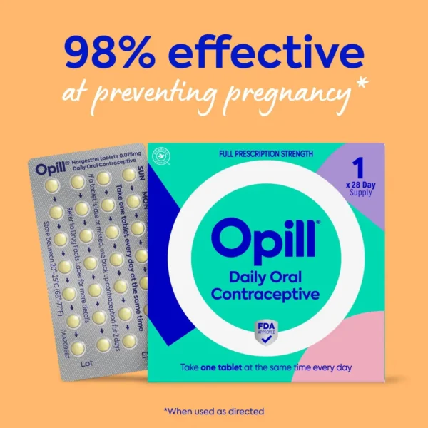 Opill Daily Oral Contraceptive - Reliable Daily Birth Control