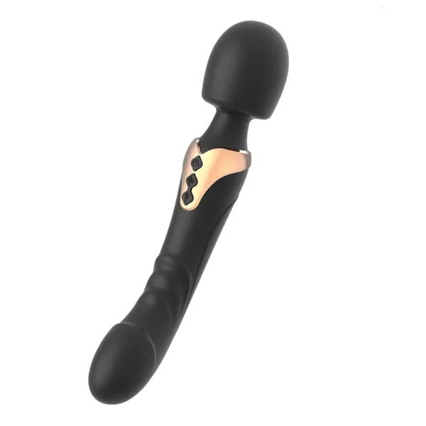 Powerful Dual-Motor Silicone Dildo – G-Spot and Clitoral Massaging Wand for Couples - Image 5