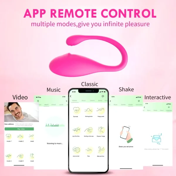 Wireless Bluetooth Vibrator with Remote Control – Clitoral and G-Spot Stimulator for Women - Image 6