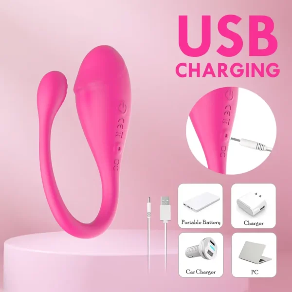 Wireless Bluetooth Vibrator with Remote Control – Clitoral and G-Spot Stimulator for Women - Image 2